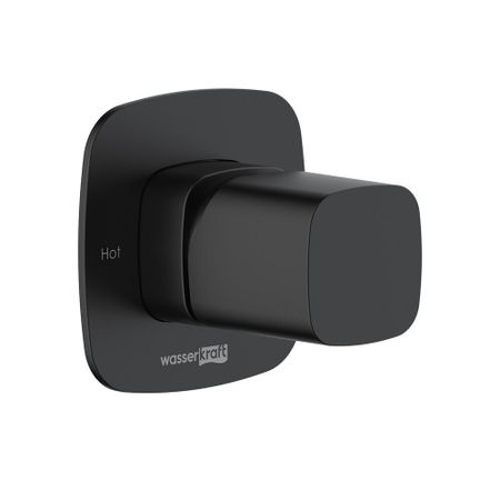 Смеситель для душа встраиваемый WasserKraft Nuthe однорычажный с переключателем без лейки черный (9151) людмила владимировна петрановская что делать если