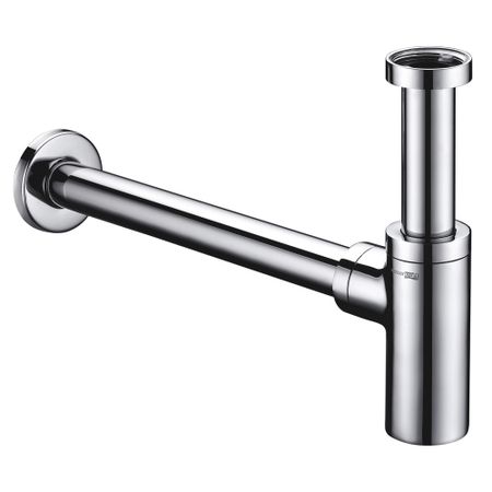 Сифон для раковины WasserKraft 1 1/4х32 мм без выпуска с соединением 32 мм хром (A070)