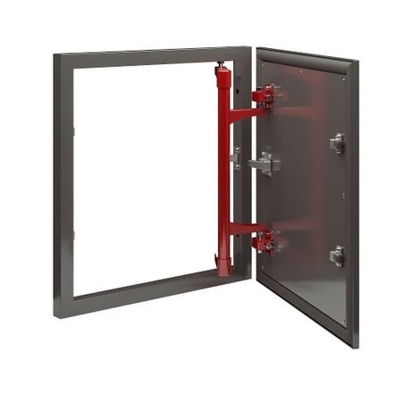 Люк ревизионный под плитку Хаммер Стил Плюс стальной 600х1000 мм скрытый нажимной