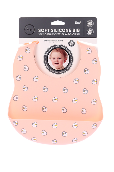 Фартук Happy Baby нагрудный силиконовый ducks