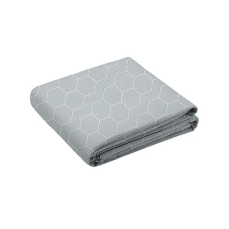 Простыня 180х215 см бязь серая MiaСона Polo