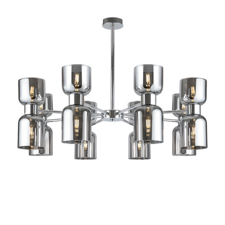 Люстра подвесная Freya Savia E27 960 Вт 20 кв.м (FR5203PL-16CH1) металлические песочные часы 1 3 5 10 15 минут