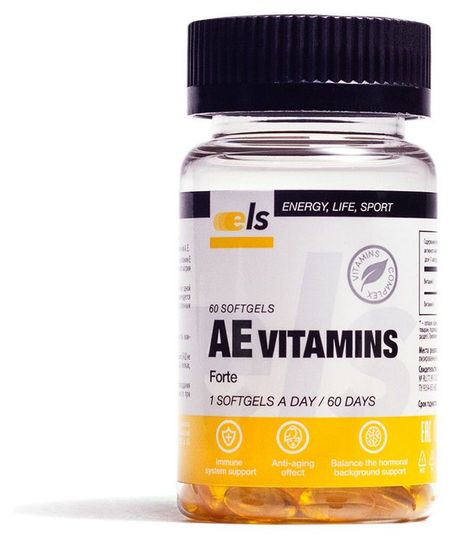 Витамины А Е Фармгрупп 350мг, 60 шт