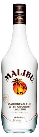 Ликер MALIBU десертный со вкусом кокоса Испания, 0,75 л