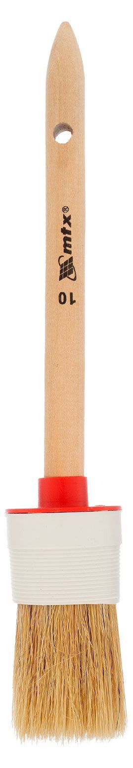 Кисть круглая MTX 10 с натуральной щетиной, 40 мм