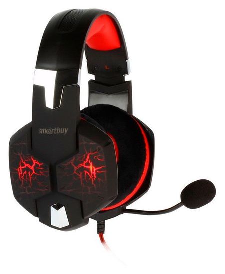 Игровая гарнитура SmartBuy Rush Taipan черно-красные