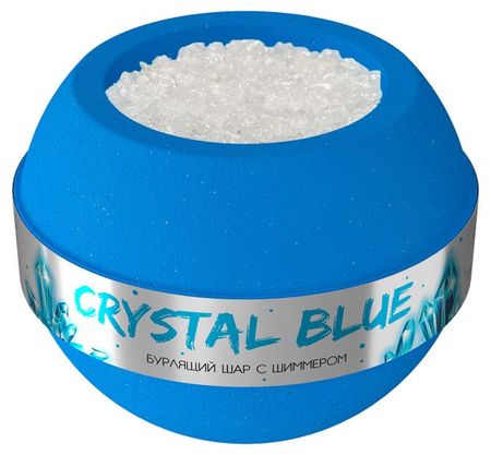 Шар для ванны бурлящий Fabrik cosmetology Crystal Blue, 210 г