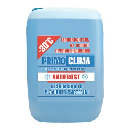 Теплоноситель Primoclima Antifrost -30 °С 10 кг на основе пропиленгликоля теплоноситель warme eco pro 30 пропиленгликоль 10кг