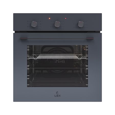 Духовой шкаф электрический встраиваемый Lex EDM 075 GR 595 мм серый (CHAO000403)