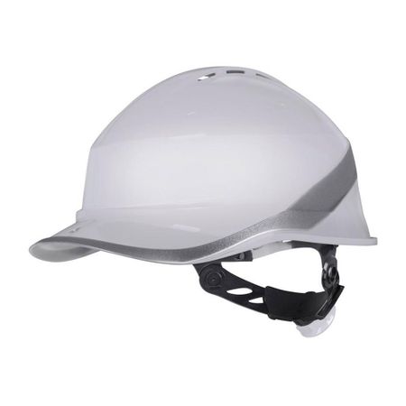 Каска защитная Delta Plus Diamond Vi Wind белая с храповиком (DIAM6WTRBC) лоток вертикальный 3отд maxi plus для бумаг 240мм сетчатый сборный черн