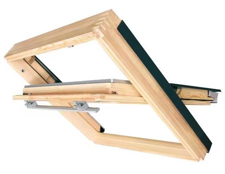 Окно мансардное Fakro AHRD деревянное 780х1180 мм одностворчатое