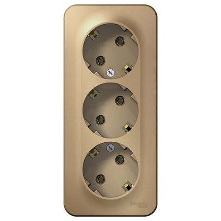 Розетка Systeme Electric Blanca накладная титан (BLNRA010314)