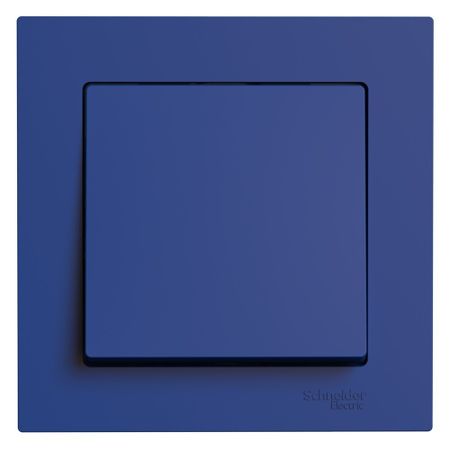 Выключатель Systeme Electric AtlasDesign одноклавишный встраиваемый аквамарин (ATN001112)