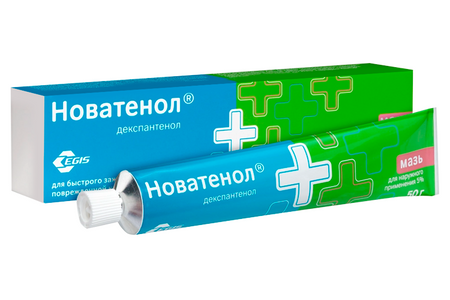 Новатенол Декспантенол 5%, 25 г, крем для наружного применения