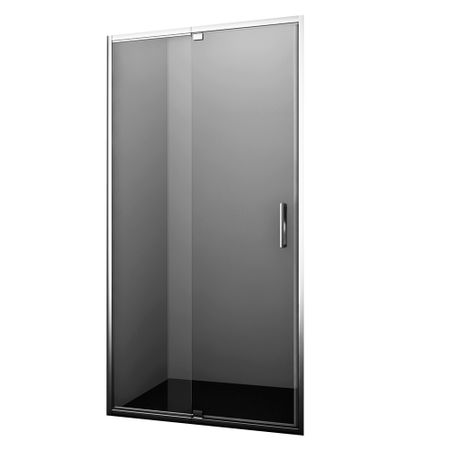 Душевая дверь WasserKraft Berkel 48P стекло прозрачное 110х200 см профиль хром 6 мм распашная (48P13)