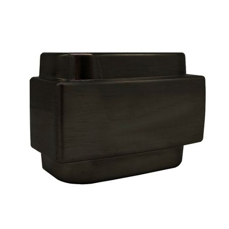 Крышка декоративная SR Rubinetterie Free Style 50 мм для радиатора черная матовая (0713-0000V00S)