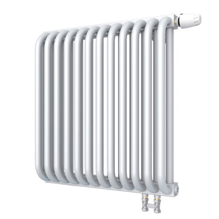 Радиатор стальной трубчатый КЗТО 540х494 мм 1/2 12 секций нижнее правое подключение белый для bmw 5 серии e60 e61 2003 2004 2005 2006 2007 левое правое синее зеркало с подогревом стеклянное широкоугольное зеркало заднего вида