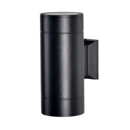 Светильник садово-парковый настенный Arte Lamp Piautos черный GX53 30 Вт IP54 (A1913AL-2BK) светильник потолочный уличный arte lamp piautos gx53 1х15вт ip54 алюминий