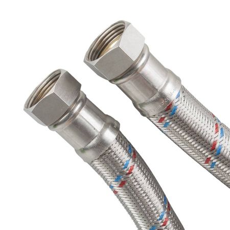 Подводка гибкая для воды СТМ 1/2 ВР(г) х 1/2 ВР(г) 50 см (CWGGF050) 1 3 5 10 м силиконовая трубка пищевой резиновый шланг гибкий шланг для орошения аквариума и воздуха соединитель для воды садовые шланги