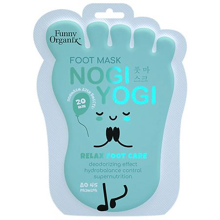 Маска-носочки FUNNY ORGANIX УЛЬТРАСМЯГЧАЮЩАЯ маска-носочки для ухода за кожей ног наклейка для туалета moonbiffy funny man