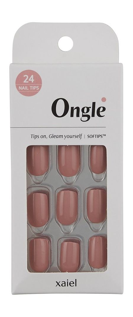 Ongle Nail Tips Set Coral Independent