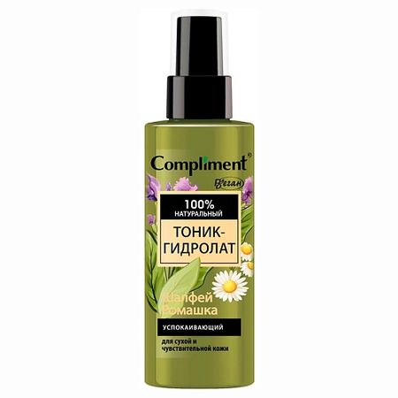 Тоник для лица COMPLIMENT Тоник-гидролат Шалфей и Ромашка успокаивающий виталор шалфей с медом леденцы с вит с 60 гр