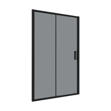 Душевая дверь Ulitka Safari стекло тонированное 120х195 см профиль черный 6 мм раздвижная (74104148)