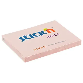 Блок для записей Stick`n Neon notes, розовый, 10.3 х 7.6 см