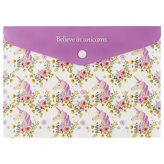 Папка-конверт А5 на кнопке 