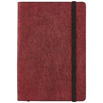 Записная книжка «Гранж», красный металлик, 96 листов, А5