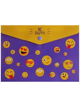 Папка-конверт на кнопке 