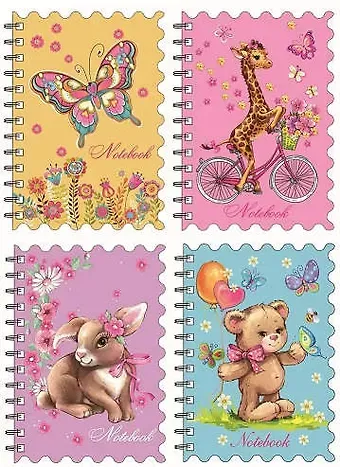 Записная книжка, Феникс+ А6 (90*130) 60л Ноутбук пластиковая обложка на спирали 42686