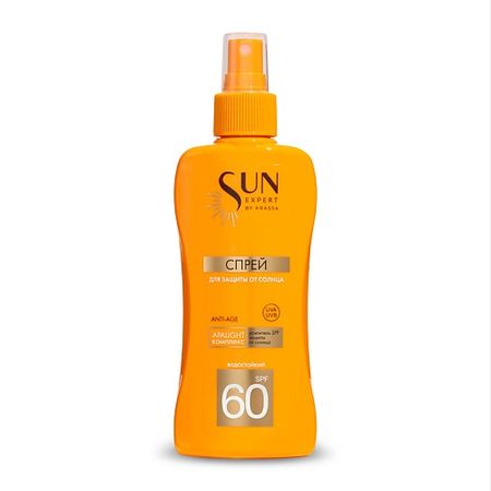 Солнцезащитный спрей для тела KRASSA SUN EXPERT Спрей для защиты от солнца SPF 60 хру ный ловец солнца ab