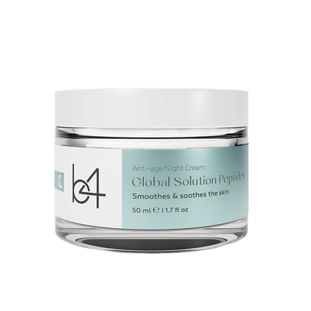 Крем для лица B4 Ночной антивозрастной крем для лица Global Solution Peptides средств для лица seacare антивозрастной   11 дневной и ночной кремы сыворотка для лица крем для глаз