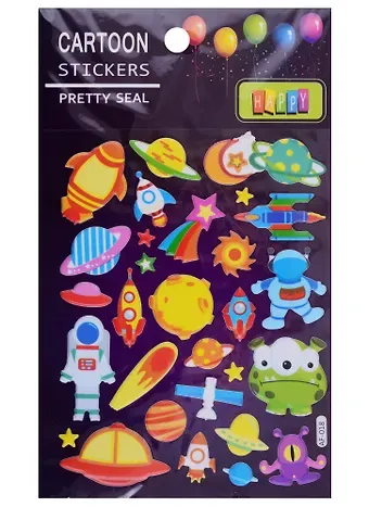 Наклейки EVA Космос, микс 2 вида AF-018