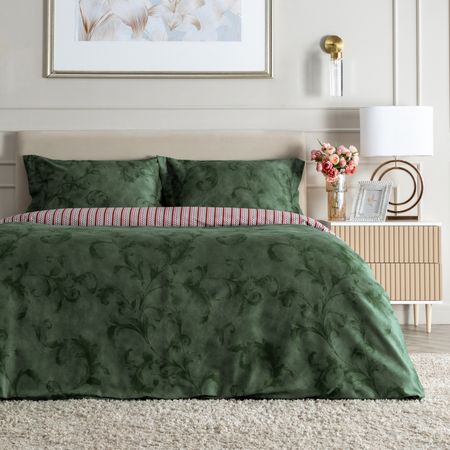 Постельное белье Английское Рождество/English Christmas велюровые наволочки red christmas pillowcases 40x40см