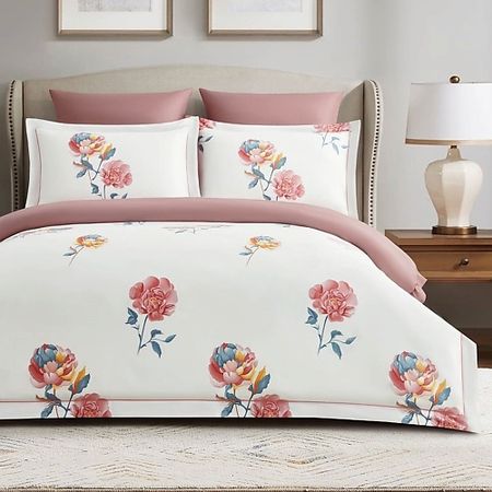 Комплект постельного белья ARYA HOME COLLECTION Постельное Белье из Сатина Exclusive 1,5 Сп. 160x220 Rainbow Белый