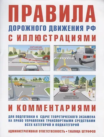 Правила дорожного движения с иллюстрациями и комментариями. Ответственность водителей (таблица штрафов и наказаний)