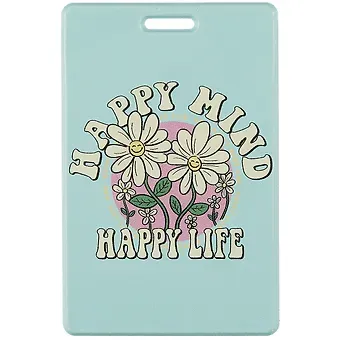 Чехол для карточек Happy mind, happy life