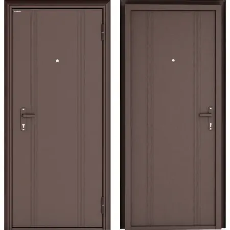 Дверь входная металлическая Doorhan Эко 88x205 см правая цвет антик медь