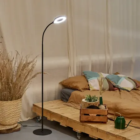 Торшер светодиодный T610 нейтральный белый свет цвет черный avatto модуль выключателя света zigbee 1 2 3 gang