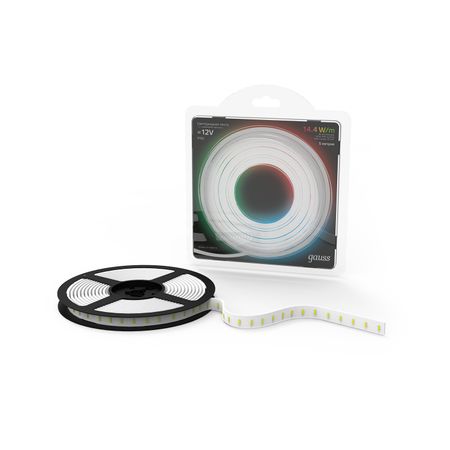 Лента LED 5050/60-SMD 14.4W 12V DC RGB IP66 (блистер 5м) пружинные клеммы для печатной платы 6 3