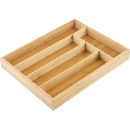 Лоток для столовых приборов Mallony 37x30x4.5 см бамбук цвет коричневый столовых приборов disney холодное сердце