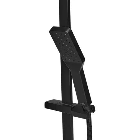 Душевой комплект KONSENSA Прато цвет черный матовый