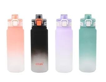 Бутылка матовая Running в ассортименте (пластик) (950мл) (12-16484-202405-B8)