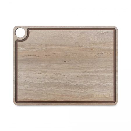 Доска ComposeEat Fashion разделочная c желобом, коричневая 32х24 см