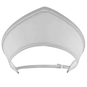 Кокошник-ободок белый (текстиль)