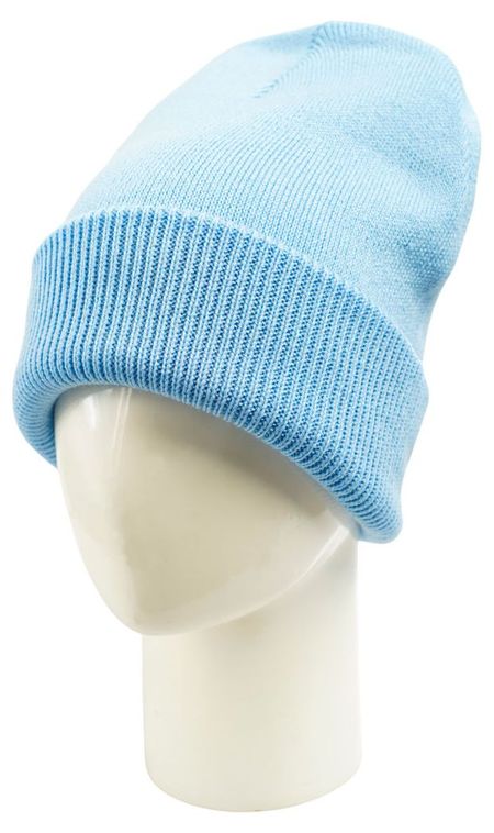 Шапка женская Fishka голубая, р. 56-58