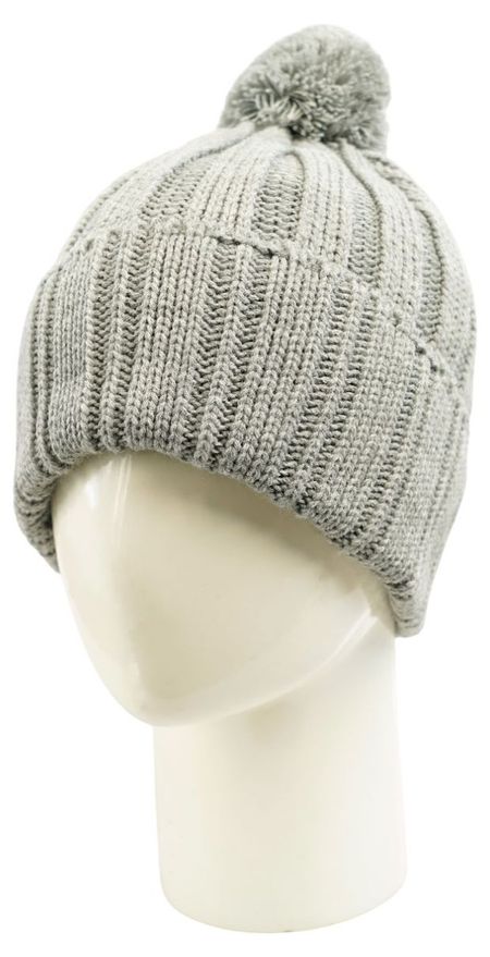 Шапка мужская Fishka серая, р. 56-58