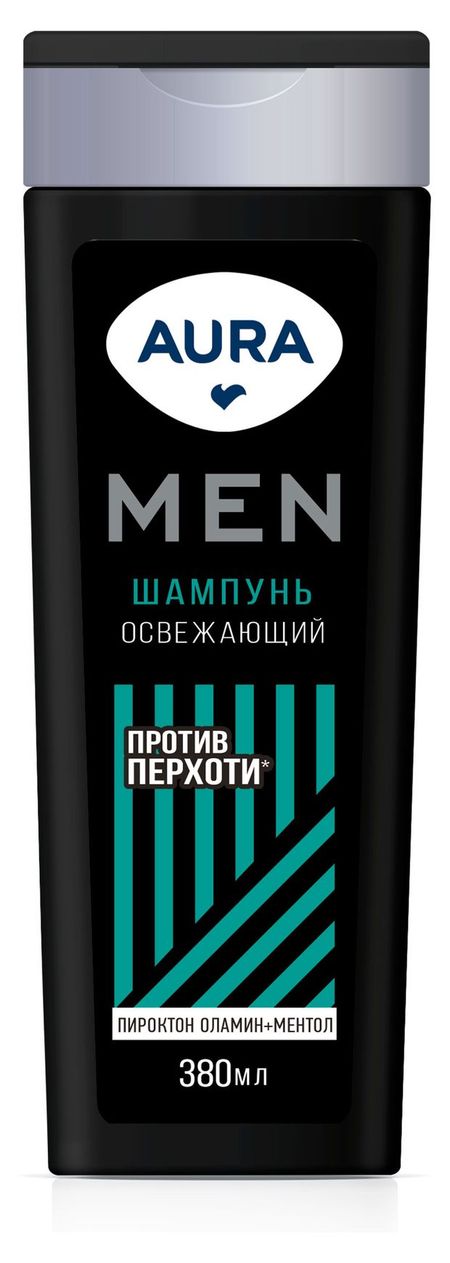 Шампунь Aura Men Освежающий против перхоти, 380 мл aura thoth пустое место фрэш органс эхо из мы